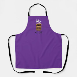 Delantal Purple Bake My Day Apron