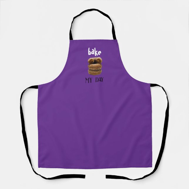 Delantal Purple Bake My Day Apron (Anverso)