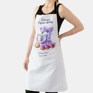 Delantal Purple Mixer Bread Bakery Pastry Chef 