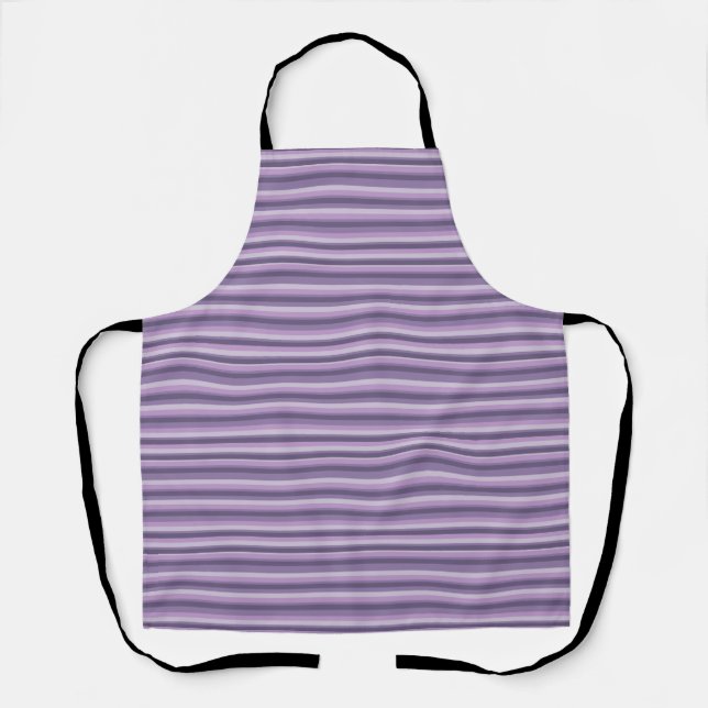 Delantal Purple stripes (Anverso)