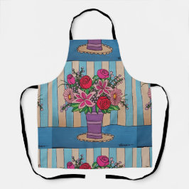 Delantal Purple Vase