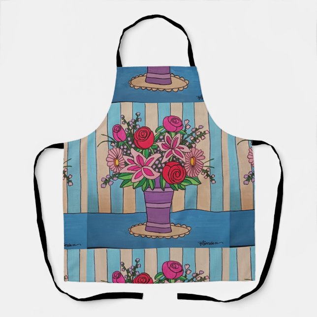 Delantal Purple Vase (Anverso)