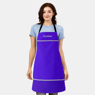 Delantal Púrpura con nombre personalizado