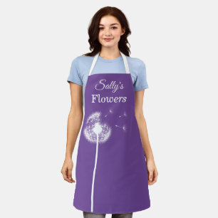 Delantal Púrpura Dandelion Apron