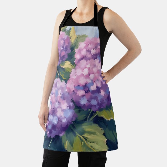 Delantal Púrpura Hydrangeas Agua Floral (in situ)
