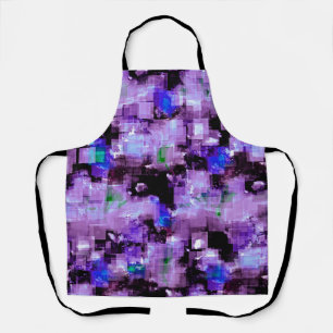 Delantal Púrpura y azul Apron completo