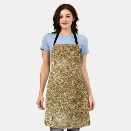 Delantal Purpurina Confetti Gold