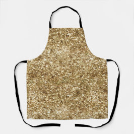 Delantal Purpurina Confetti Gold