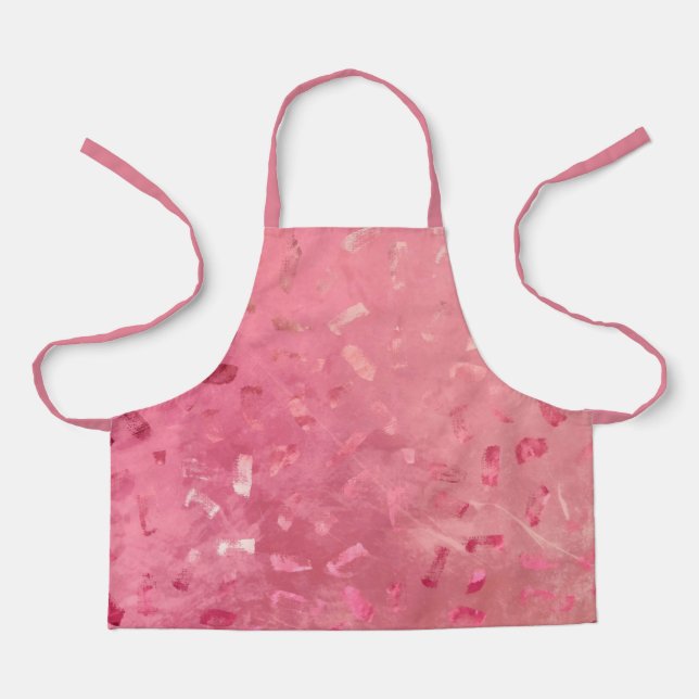 Delantal Purpurina Rosa Gold (Anverso)