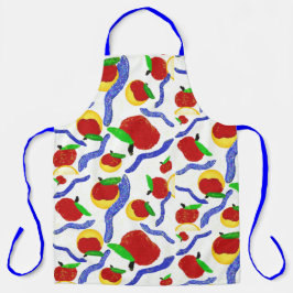 Delantal Purpurina Rosh Hashanah shofar manzanas y miel