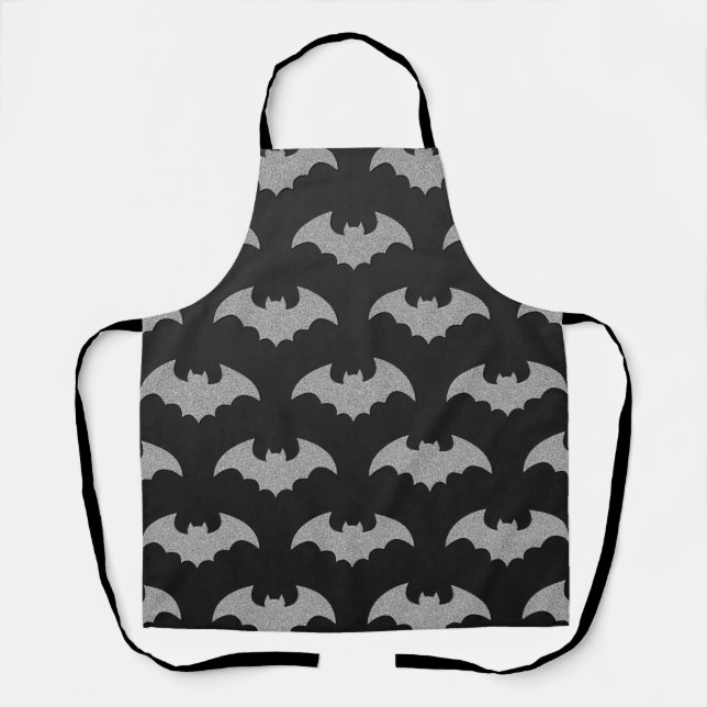 Delantal Purpurinoso Bat Halloween (Anverso)