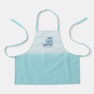 Delantal Qué dulce es servir a Jehová con Apron