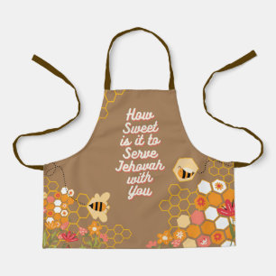 Delantal Qué dulce es servir a Jehová con Apron