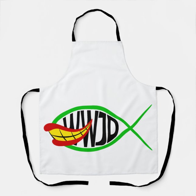 Delantal ¿Qué haría Joker? (Anverso)