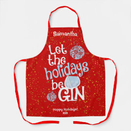 Delantal Que Las Vacaciones Sean Navidades Graciosos