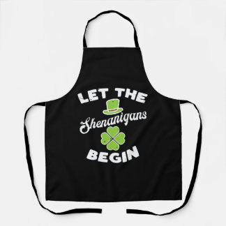 Delantal Que Los Shenanigans Empiecen El Shamrock