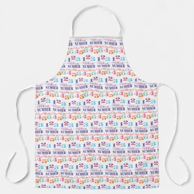 Delantal Qué Número Somos De Bunco (Anverso)