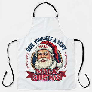 Delantal Que se tenga un muy Maga Navidad Trump Ganó
