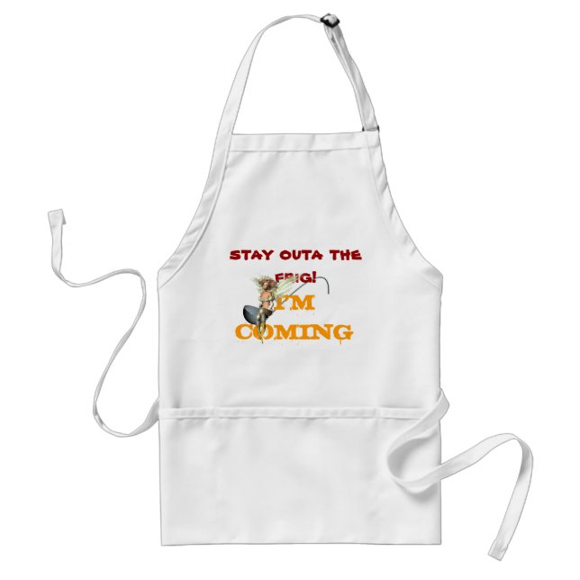 DELANTAL  QUÉDATE FUTA EL APRON FRIG 2 (Frente)