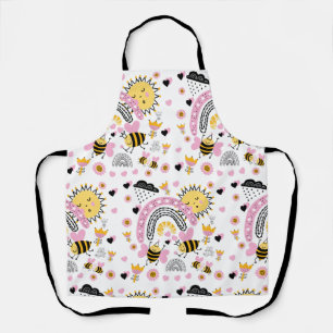 Delantal Queen BEES BFF, Baby Girl, Girly Gifts Pink