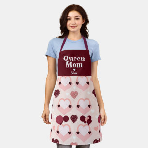 Delantal Queen Mom Hearts