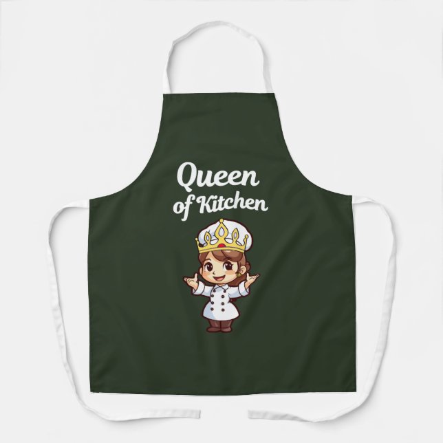 Delantal Queen of Kitchen (Anverso)