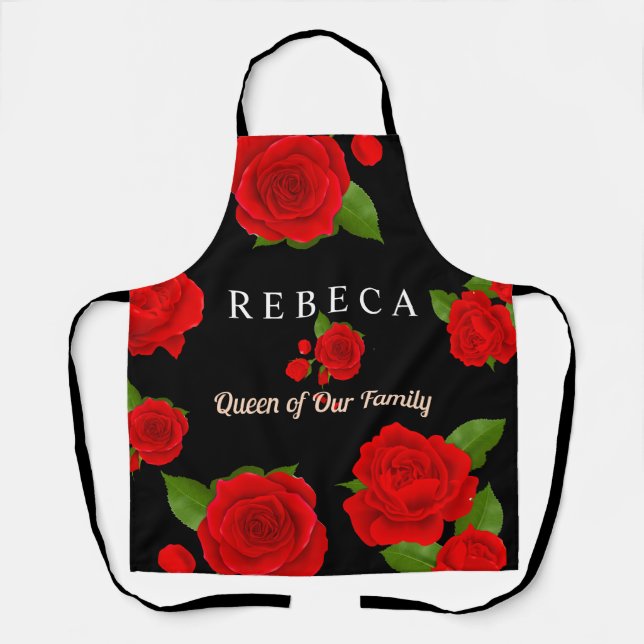 Delantal Queen of Our Family (Anverso)