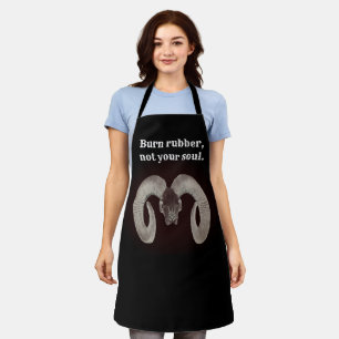 Delantal Quema caucho no tu alma. Personalizado