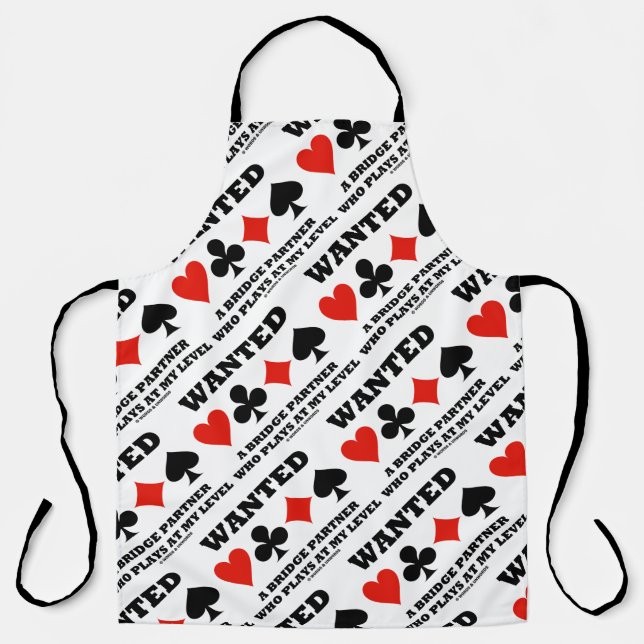 Delantal Quería Un Socio De Puente Que Juegue A Mi Nivel (Anverso)