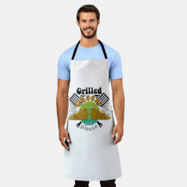 Delantal Queso a la parrilla por favor? divertido 