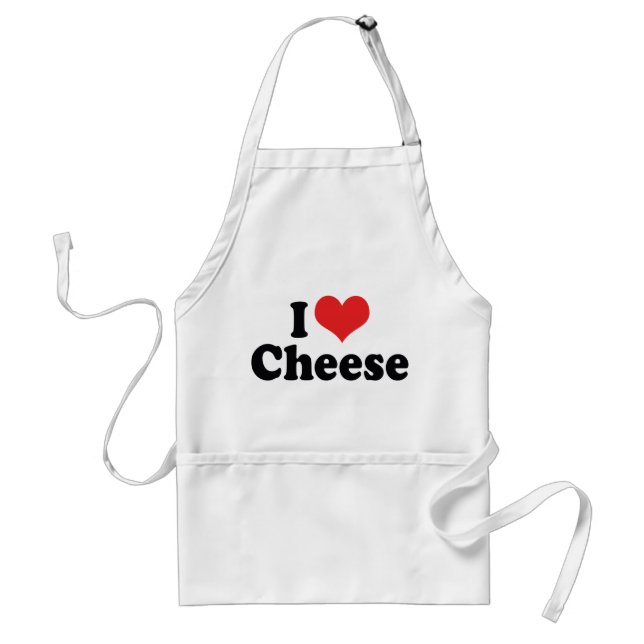 Delantal Queso de Corazón - Amante de los Lácteos (Frente)