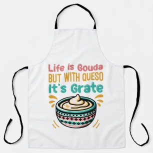 Delantal Queso Gouda Chiste de Comida Divertido