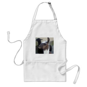 Delantal ¿Quién soy? Diseño de Zoo Llama