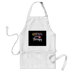 Delantal Quilting es mi terapia Gracioso regalo de Amante