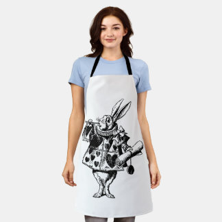 Delantal Rabbit blanco de Alice In Wonderland