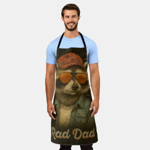 Delantal Rad Dad Funny Feliz Día del Padre Vintage