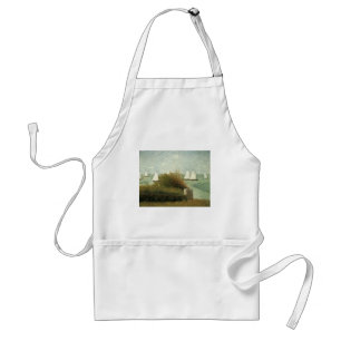 Delantal Rade de Grandcamp de Georges Seurat, Arte Antiguo