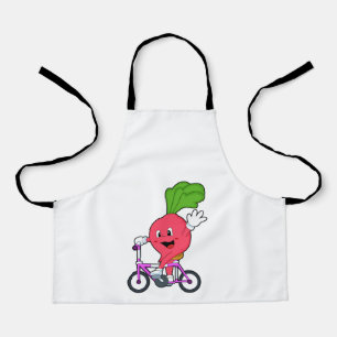 Delantal Radish con bicicleta