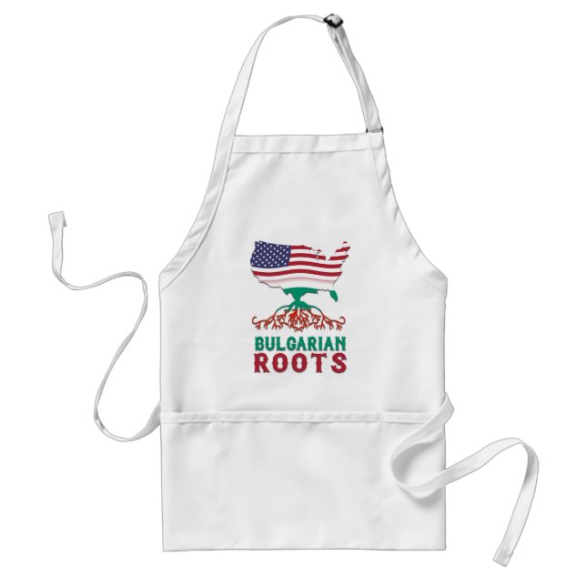 Delantal Raíces búlgaras norteamericanas (Frente)