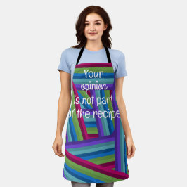 Delantal Rainbow Crisscross