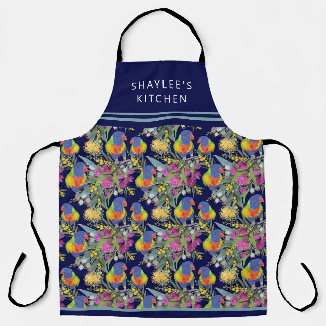 Delantal Rainbow Lorikeet Apron (Anverso)