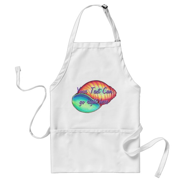 Delantal Rainbow Seashell Apron (Frente)