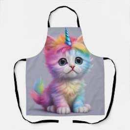 Delantal Rainbow Unicorn Kitten