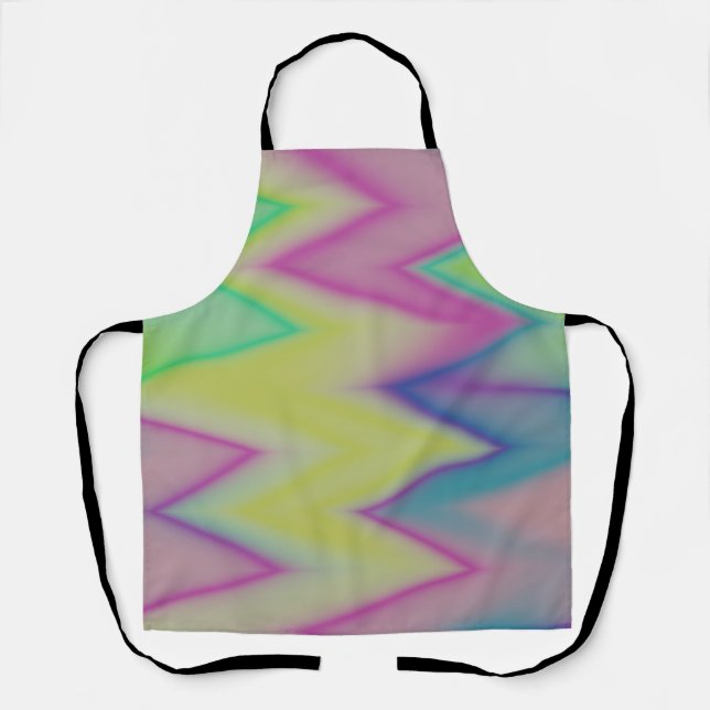 Delantal Rainbow Zigzags (Anverso)