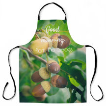 Ramas de roble con bellotas