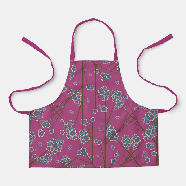 Delantal Ramas peculiares Boysenberry Apron Pequeño (Anverso)