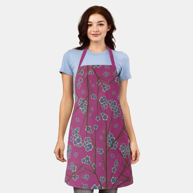 Delantal Ramas peculiares Boysenberry Medium Apron (Gastado)