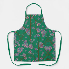 Delantal Ramas peculiares Jade Medium Apron