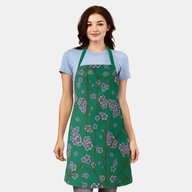 Delantal Ramas peculiares Jade Medium Apron (Gastado)