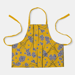 Delantal Ramas peculiares Mostaza Apron pequeño